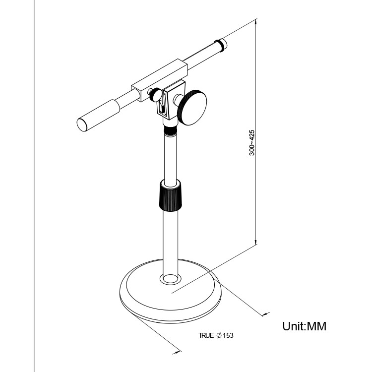 Suporte para microfone JYTS-105