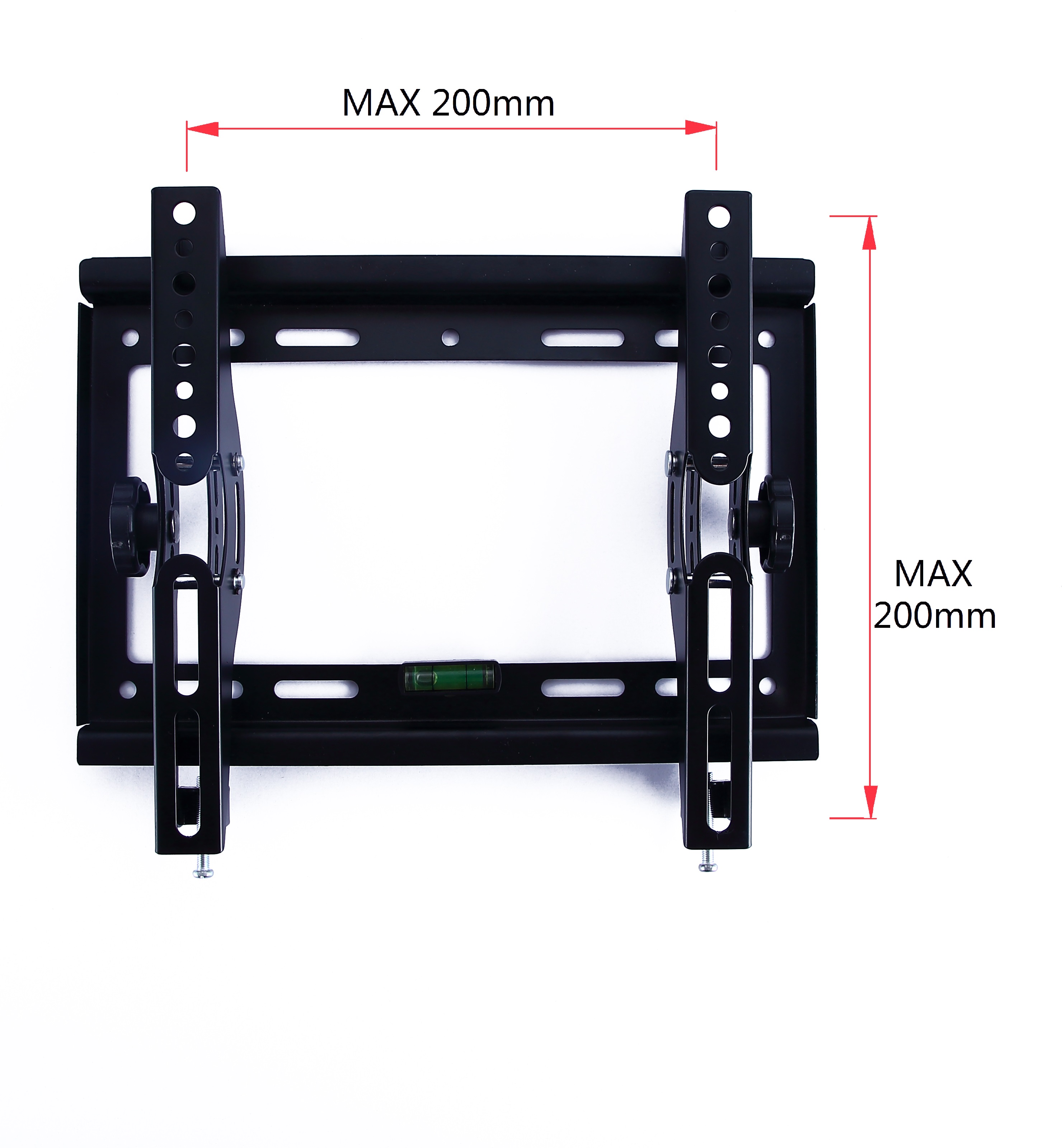 LED/LCD/LED plano e curvo VESA 200 x 200 mm, suporte de TV para montagem na parede